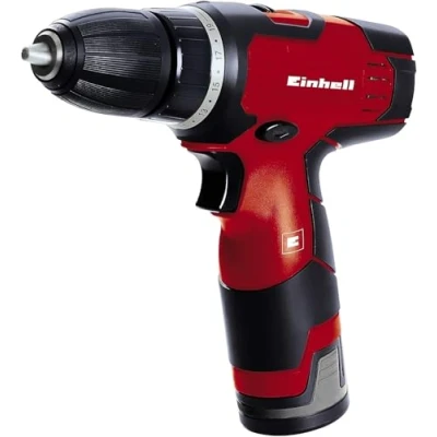 Imagen de Einhell destornillador inalámbrico TH CD 12 2 Li 12V, 1.3Ah, 24Nm, parada rápida, agarre suave, caja de cambios velocidades, 20 pasos par, bloqueo del eje, estuche y cargador