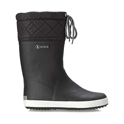 Imagen de Aigle Giboulee, Botas de Caucho, Unisex niños, Negro Black White, 19 EU