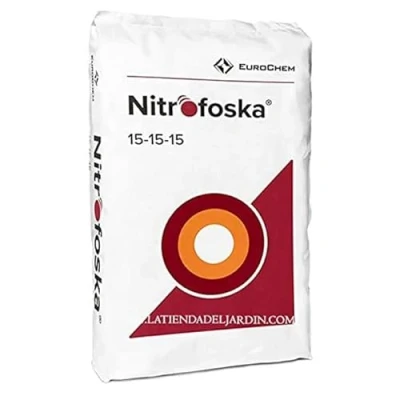Imagen de Suinga ABONO Fertilizante Triple 15, 5 Kg. Adaptado para cubrir la mayoría de necesidades en todos los cultivos. 15% Nitrógeno, Fósforo, Potasio, 5% Azufre