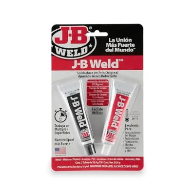 Imagen de J B Weld 8265SPA Soldadura Acero Reforzado Epoxi Formula fría Reparaciones Múltiples superficies