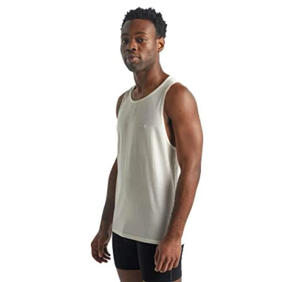 Imagen de Icebreaker Anatomica Camiseta Deportiva de Tirantes para Hombre Ropa Interior Térmica Lana Merina Senderismo, Deporte, Running, Gimnasio Snow, M