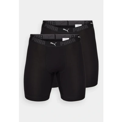 Imagen de Puma Sport LONG Boxer 2 PACK Culotte, Hombre, Talla: Small, Schwarz