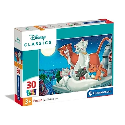 Imagen de Clementoni 20278 Supercolor Puzzle 30 Piezas, Disney Classics, Infantil A Partir De 3 Años