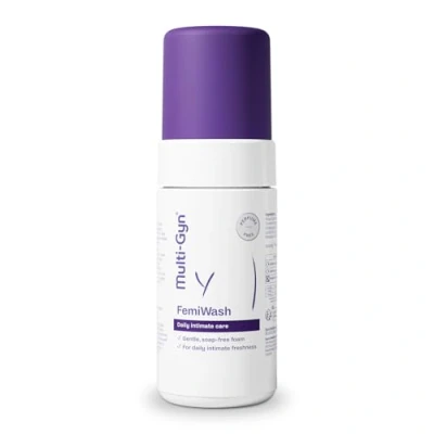 Imagen de Multi Gyn FemiWash para la higiene íntima diaria mantener una zona sana Extracto de Aloe Microespuma sin jabón 100 ml