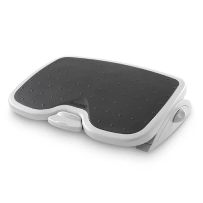 Imagen de Kensington 56146 Reposapiés Ergonómico Ajustable SoleMate Plus, Mejora la Postura y Alivia Dolores Relacionados con Ciática otros Problemas Ortopédicos, Negro/Gris