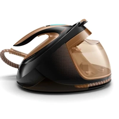 Imagen de Philips Perfect Care Elite Plus plancha al vapor, dynamiq Sensor, 8 bar, 1.8 L, 2700 W, Cobre/Negro (GC9682/80)