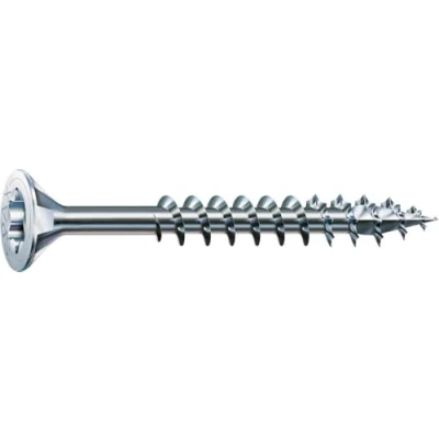 Imagen de Spax T STAR plus 0/1050/1/ 3,5/45/01 Vite universale con testa svasata, 4CUT, filettatura parziale, lucida zincata tramite galvanizzazione, Zincato, 3,5 x 45 mm