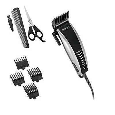 Imagen de MPM MMW 02 Cortapelos Eléctrico Profesional, afeitadora para Hombre, Ajuste de corte, Acero Inoxidable, cabeza, barba y cuerpo