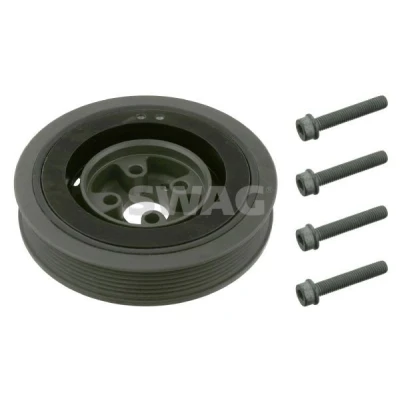 Imagen de SWAG 30 93 3566 Polea de Cigüeñal 6PK 161 5 con tornillos VOLKSWAGEN: Transporter 4 Bus, 4, Sharan I, SEAT: Ibiza 2, TOLEDO 1, Alhambra I