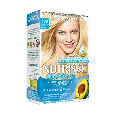 Imagen de NUTRISSE Garnier Permanente, Tono 100 Rubio Extra Claro Natural, 160ml