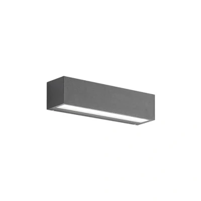 Imagen de LED lámpara de pared exterior &#039;Lengo&#039; (Moderno) en Negro hecho Aluminio (1 llama,) Lucande lámparas para aplique, exterior, aplique