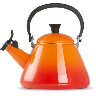 Imagen de Le Creuset Whistling Kettle Kone Orange Red 1.6 Liter