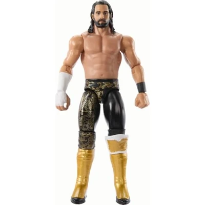 Imagen de Mattel WWE Top Picks Figura de acción, Seth Rollins coleccionable 6 pulgadas con 14 puntos articulación y aspecto realista