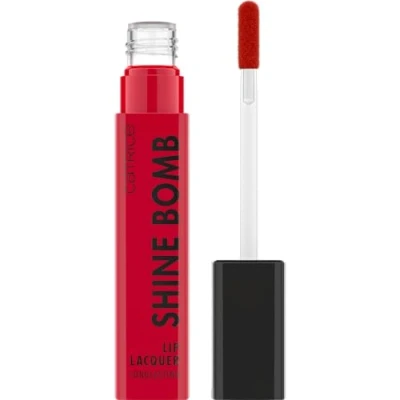 Imagen de Catrice Shine Bomb Lip Lacquer, nº 040, rojo, de larga duración, resultado inmediato, brillante, color intenso, vegano, sin aceite, parabenos, micropartículas plástico, 1 unidad (3 ml)
