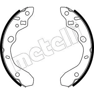 Imagen de Kit de zapatas METELLI 53 0214