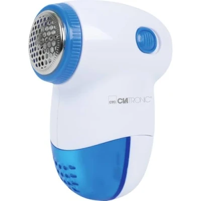 Imagen de Clatronic TC 3758 Quitapelusas Minilimpiador Textil, Elimina pelotillas de la Ropa, Cuchillas Acero INOX, Depósito Extraíble, Pilas