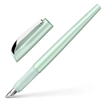 Imagen de Schneider pluma estilográfica para caligrafía y escritura (grosor de la 1,8 mm), color verde menta