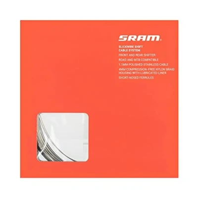 Imagen de SRAM Kit Cables Cambio Slickwire Ctr./Mtb 4Mm Negr