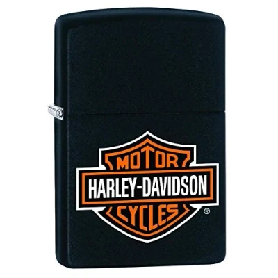 Imagen de Zippo 50811035 Harley Davidson Mechero con Logotipo Negro Mate