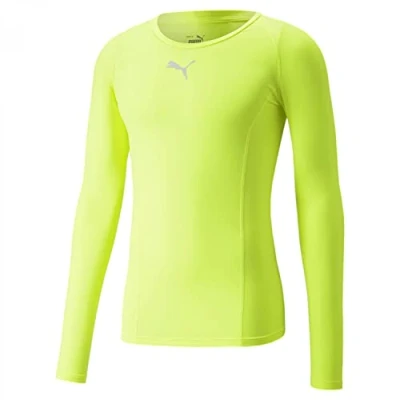 Imagen de PUMA Liga Baselayer tee LS Camiseta, Hombre, Alerta Amarilla, L Short