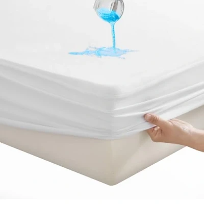 Imagen de Beedsooth Protector Colchón 90 x 200 Impermeable, Cubre Hipoalergénico,Tencel Funda de Colchon 90x190/200cm Transpirable y Antiácaros, Blanco