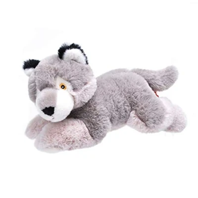 Imagen de Wild Republic Ecokins Mini Lobo, Animales de Peluche, 20 cm, Regalos Ecológicos para Niños Que Respetan el Medio Ambiente, Peluche Mini, Hecho a Mano con Botellas Plástico Reciclado