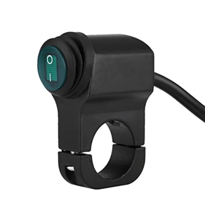Imagen de Botón de manillar moto, 12 V universal 22 mm impermeable antiniebla ON/OFF
