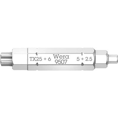 Imagen de Wera 05073202001 Punta cuatro en una, 9507 SB 4 1 2, 2.5; 5; 6 x TX 25 37 mm