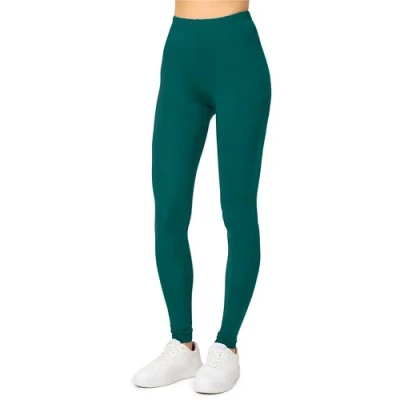 Imagen de Merry Style Leggins Largos Deportivas Mujer Mallas con Cintura Elástica Vestir Suaves Flexibles, Transpirables Ideal para todas las Estaciones MS10 143 (Verde Esmeralda, M)