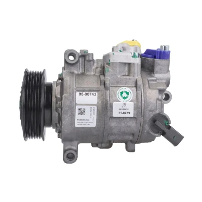 Imagen de ELSTOCK 51 0739 Compresor de Aire Acondicionado PAG 46 R134a con juntas VOLKSWAGEN: Multivan 5 (7HM, Transporter 5, Bus