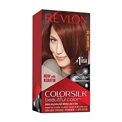 Imagen de Revlon ColorSilk Beautiful Color 31 Dark Auburn