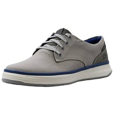 Imagen de Skechers Moreno Canvas Oxford, Zapatillas Hombre, Grey Gry 037, 45 EU