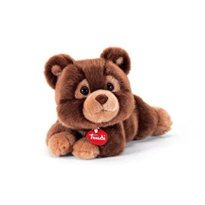 Imagen de Trudi Bebe Oso Teo marròn Oscuro Regalo de Peluche para Navidad, cumpleaños y San Valentín. 19x16x23cm Taglia S Teddy Bears, Osos clásicos Modello 25632