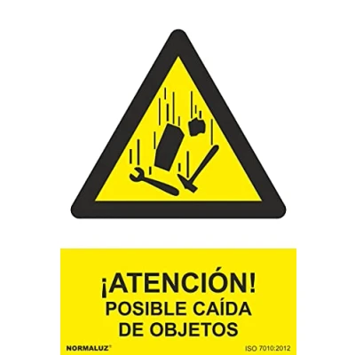 Imagen de Señal de ¡Atención! Posible Caída Objetos (tintas UV) SEKURECO skrc