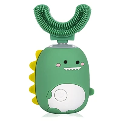 Imagen de DAM Cepillo de dientes infantil ET07 en forma U eléctrico sónico. Modos limpieza, masaje y blanqueamiento.
