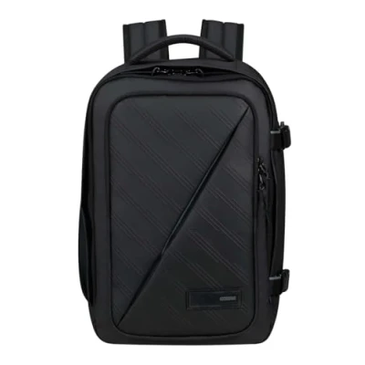 Imagen de American Tourister Take2Cabin, Bolsa De Cabina Ryanair 25 X 20 40 Cm, 24 L, 0.50 Kg, Equipaje Mano, Mochila Avión S Underseater, Negro (Edición Negro)