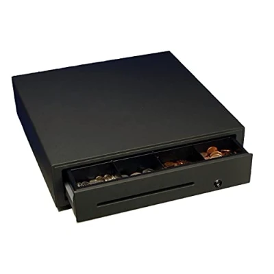 Imagen de Star Micronics CB 2002FN, 8/4, Black 410 x 415 114mm, Slide out, 2002, 6 55555562, 554 207 (410 Coins:8, Notes:4, Receipt:1, Incl.: RJ12 Connection)