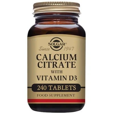 Imagen de Solgar Citrato de Calcio con Vitamina D3 Comprimidos Envase 60