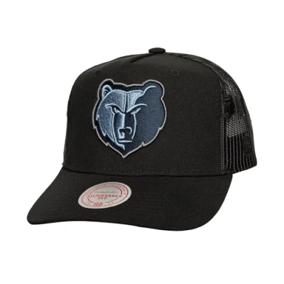 Imagen de Mitchell &amp; Ness NBA Monogram Trucker Gorra HWC Memphis Grizzlies, Negro , Talla única