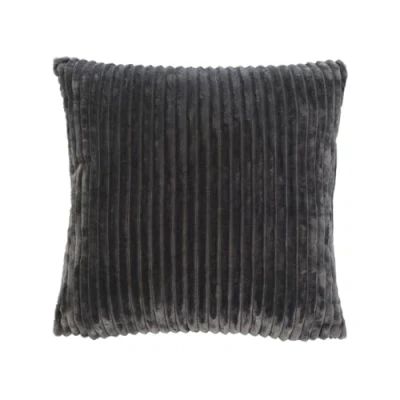 Imagen de Gözze Funda de cojín suave con aspecto pana, Set 2, 50 x cm Gris antracita
