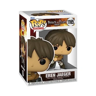 Imagen de Funko Pop! Animation: Attack On Titan Eren Jaeger Yeager Figura de Vinilo Coleccionable Idea Regalo Mercancia Oficial Juguetes para Niños y Adultos Anime Fans