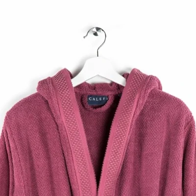 Imagen de Caleffi Albornoz de algodón Fucsia GIM 76335, m l