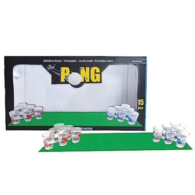 Imagen de amscan Drinking Game Shot Pong, Multicolor, Talla única (9917000)