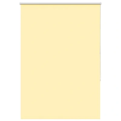 Imagen de cmvidaXL Estor Enrollable Opaco Amarillo 115x175 cm Tela Ancho 110,7cm, día y Noche, de Cocina, Enrollable,