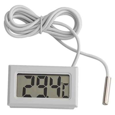 Imagen de termómetro digital LCD VBESTLIFE, con sensor de sonda mini medidor temperatura