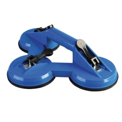 Imagen de Silverline Tools 868582 Ventosa Triple para Transporte de Materiales Pesados, Azul