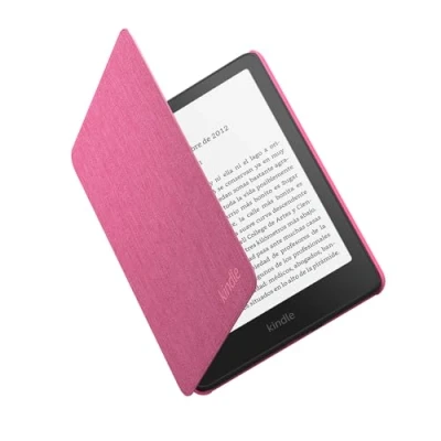 Imagen de Nueva Funda Amazon Kindle Paperwhite y Colorsoft Signature Edition protectora ligera, plegable resistente al agua Tela