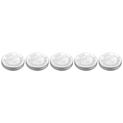 Imagen de Renata Lote de 10 pilas botón plata oxidada 399/SR927W 0% mercurio