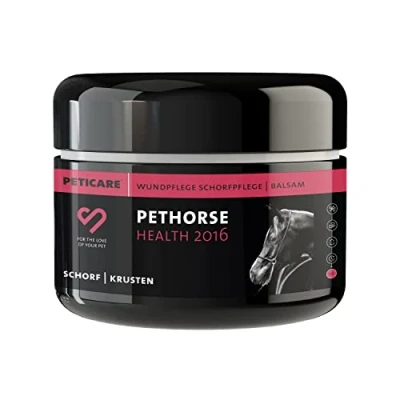 Imagen de Peticare pomada para costras y llagas Caballos Cuida favorece la regeneración, mallendras, picor Dulce, Eczema petHorse Health 2016