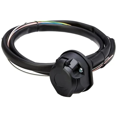 Imagen de Maypole 8080B2M BK Conector de 13 Polos precableado, Cables con Cubierta, 2 m